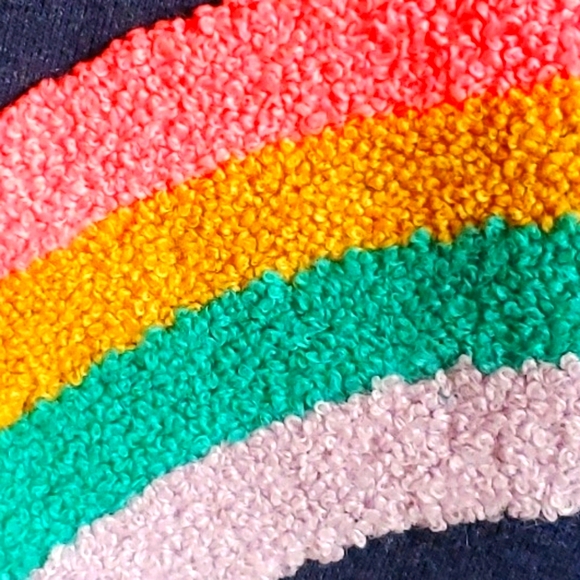 Cat & Jack girls rainbow sweatshirt - Picture 4 of 4